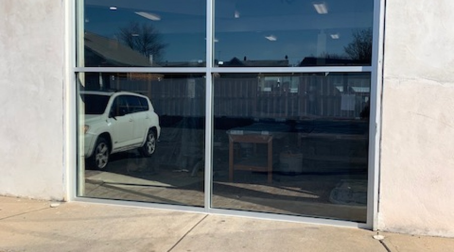 Storefront Glass Window at Holsman Healthcare in Lyndhurst, NJ