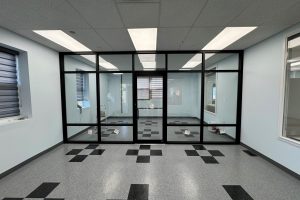 Interior Framed Office Partition in South Plainfield, NJ