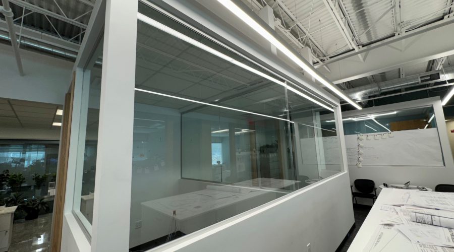 Frameless Office Partitions in Livingston, NJ