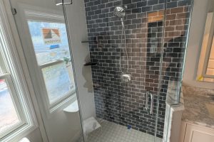 Frameless Neo Angle Shower Enclosure in Morristown, NJ